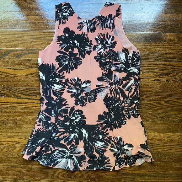 Rebecca Taylor Silk Floral Print Top - Picture 9 of 11